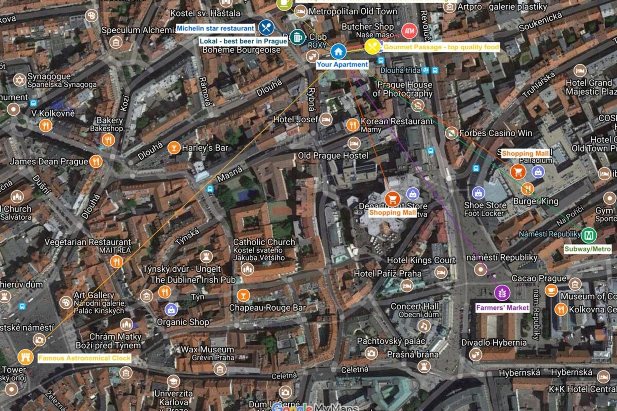 Quiet City Center Apartment In Hip & Foodie Area Prague Luaran gambar